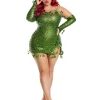 Party King Poisonous Villain Womens Plus Size Costume>Women Women's Costumes