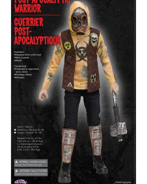 Fun World Post Apocalyptic Warrior Boys Costume>Kids Kids Costumes
