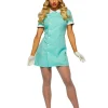 Seeing Red Psych Ward Nurse Womens Costume>Women Women's Costumes