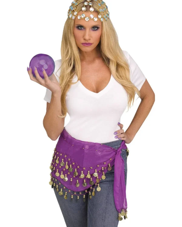 Fun World Purple Mystic Sash> Halloween Hats