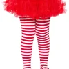 Leg Avenue Red And White Striped Girls Tights> Halloween Hosiery