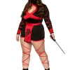 Leg Avenue Red Dragon Ninja Womens Plus Size Costume>Women Women's Costumes