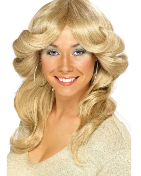 Smiffys 70S Flicked Blonde Wig> Halloween Wigs