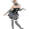 Smiffys Sinister Pierrot Womens Costume>Women Women's Costumes