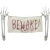 Uncle Bills Skeleton Arm Garden Stakes With Banner 70Cm> Scary Skeletons
