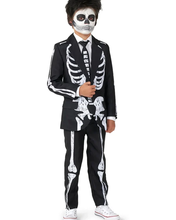 Opposuits Skeleton Grunge Boys Suitmeister>Kids Kids Costumes