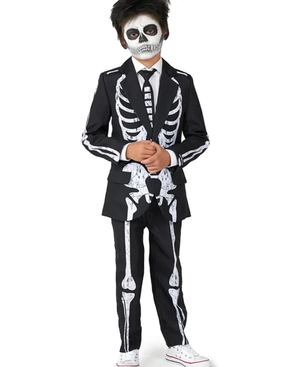 Opposuits Skeleton Grunge Boys Suitmeister>Kids Kids Costumes