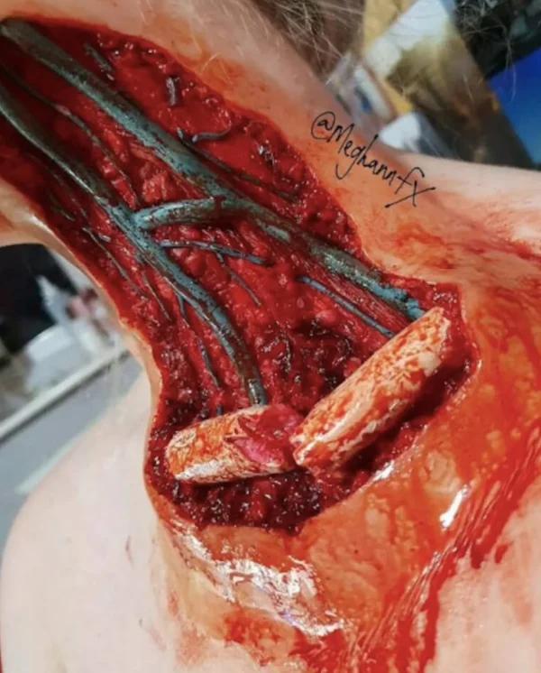 ForensicFX Studios Skinned Alive Prosthetic Bundle> Halloween Accessories