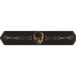 Amscan Skull Table Runner> Scary Skeletons