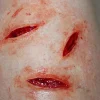 ForensicFX Studios Small Shallow Knife Stab Wounds (X3) Prosthetic> Halloween Accessories