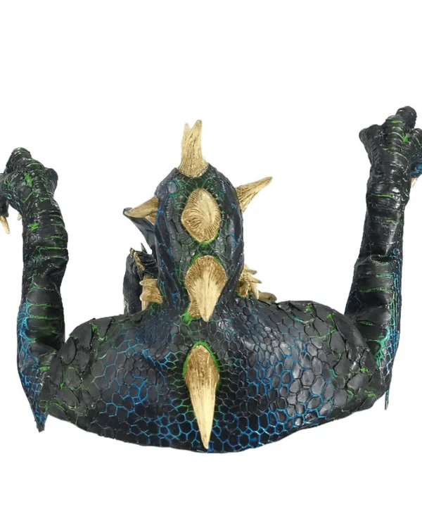 Ghoulish Productions Smoulder The Black Dragon Premium Puppet Mask> Halloween Masks