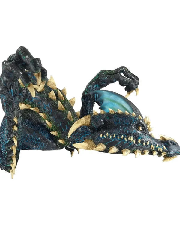 Ghoulish Productions Smoulder The Black Dragon Premium Puppet Mask> Halloween Masks