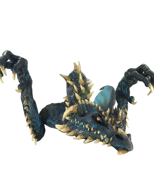Ghoulish Productions Smoulder The Black Dragon Premium Puppet Mask> Halloween Masks