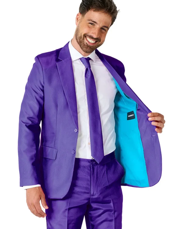 Opposuits Solid Purple Suitmeister> Opposuits
