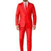 Opposuits Solid Red Suitmeister> Devils &Amp; Angels