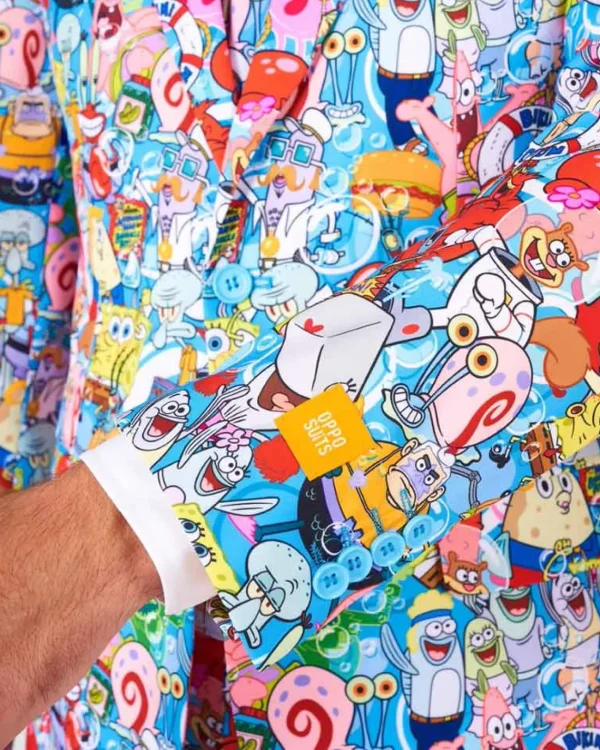 Opposuits Spongebob Frenzy Opposuit Premium Mens Suit> Opposuits