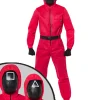Amscan AU Squid Game Guard Deluxe Adult Costume>Men Men's Costumes