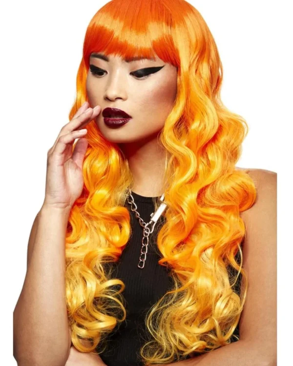 Smiffys Sunrise Orange Wig> Halloween Wigs