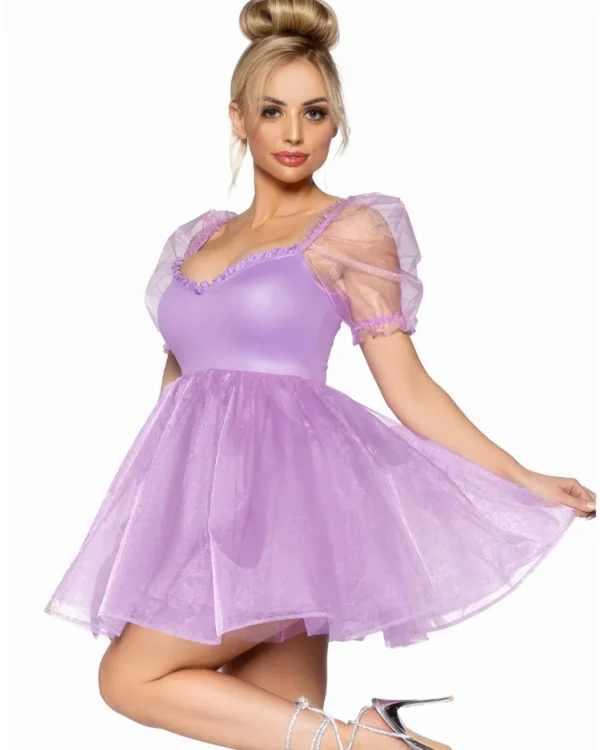 Leg Avenue Sweetheart Babydoll Lavender Womens Costume>Women Women's Costumes