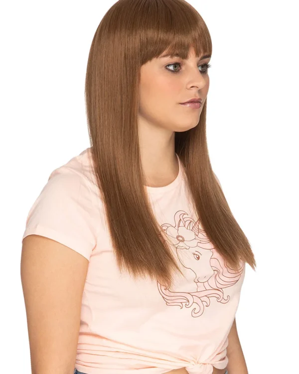 * The Kimmie Deluxe Brown Long Wig> Halloween Wigs