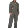 Leg Avenue Top Gun Flight Suit Mens Costume>Men Men's Costumes