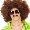 Allaura Wigs and Hair Unisex Jumbo Curly Brown Wig> Halloween Wigs