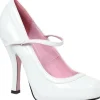 Ellie Shoes White Babydoll Heels Womens Shoes> Saints &Amp; Sinners