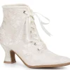 Ellie Shoes White Elizabeth Victorian Womens Boots> Wicked Witches