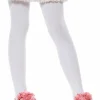 Leg Avenue White Opaque Girls Tights> Broken Dolls