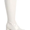 Ellie Shoes White Patent Go Go Womens Boots> Saints &Amp; Sinners