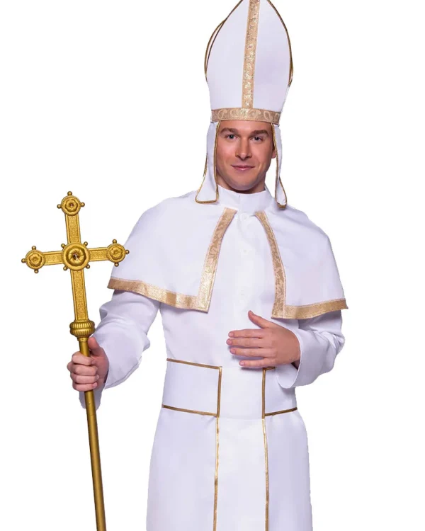 Leg Avenue White Pope Mens Costume> Saints &Amp; Sinners